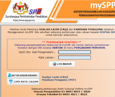 Pendaftaran MySPP