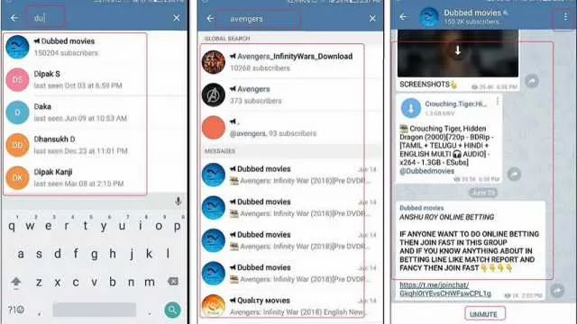 Best Telegram Channels to Watch Movies for free
