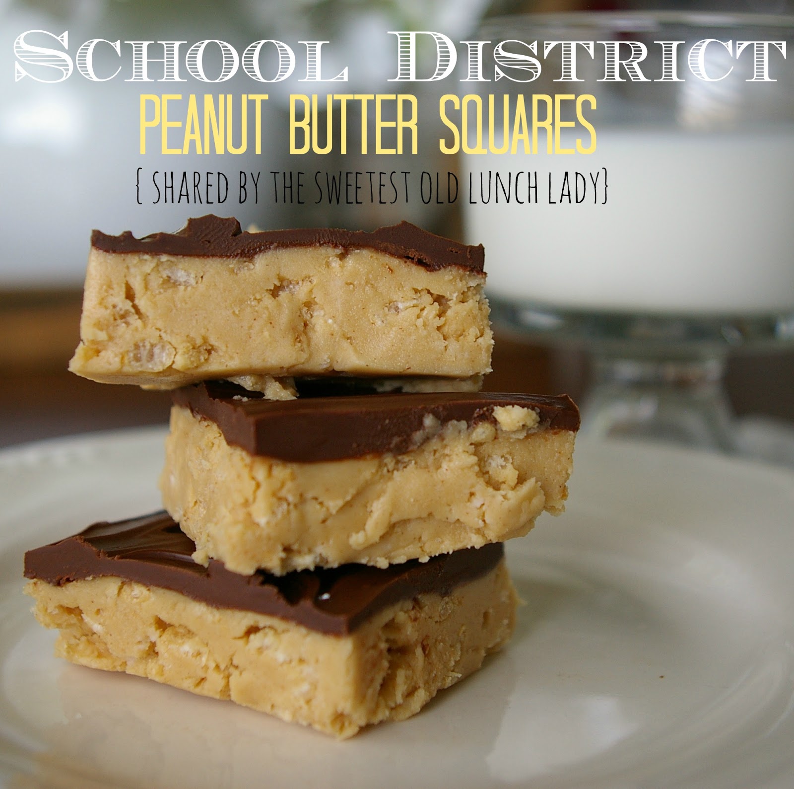 School district peanut butter squares