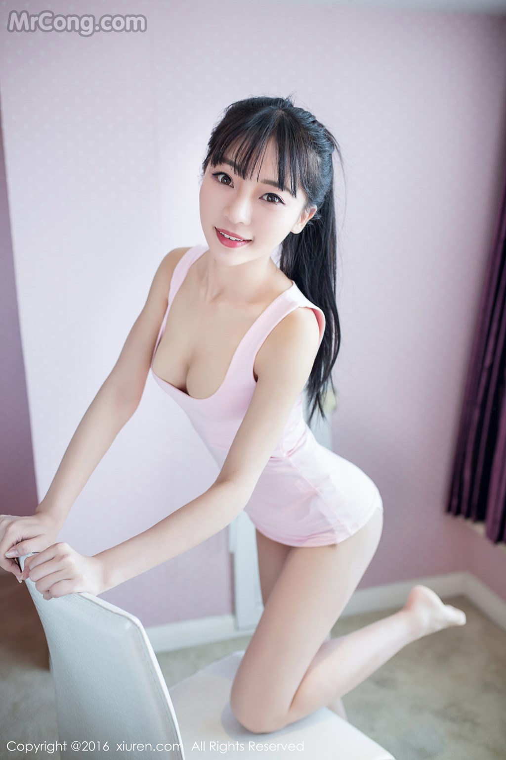 XIUREN No.593: Model Mio (莉莉丝) (53 photos)