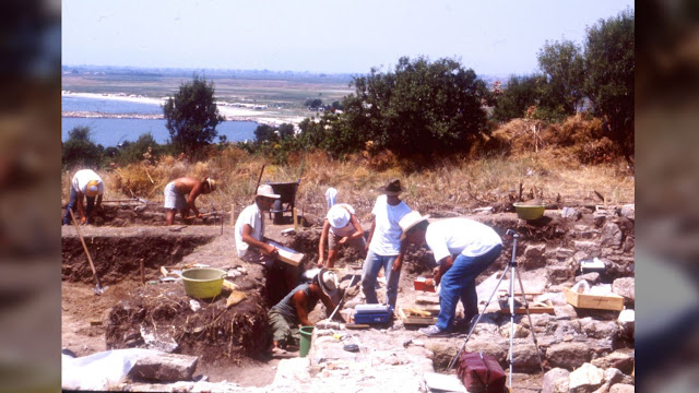 Η ανασκαφή το 1991.
