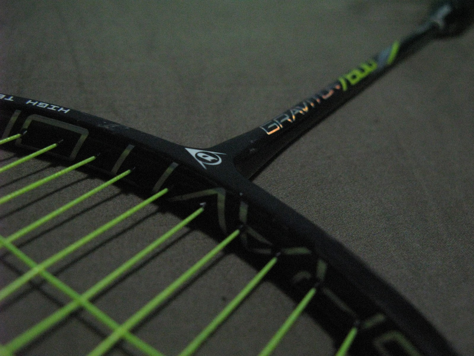 tint schroef kan zijn Of badminton things: Badminton Racket First Impressions: Dunlop Graviton  7600