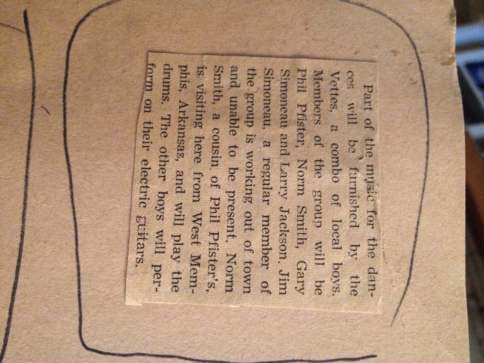 The Sensational Showmen Old Newspaper Clipping for the Vettes, Clifton, Kansas