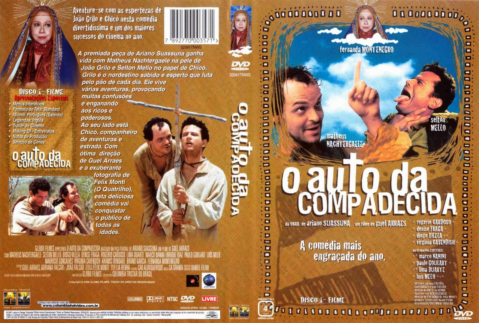 Capa do Filme - O Auto da Compadecida ~ Sam Capes