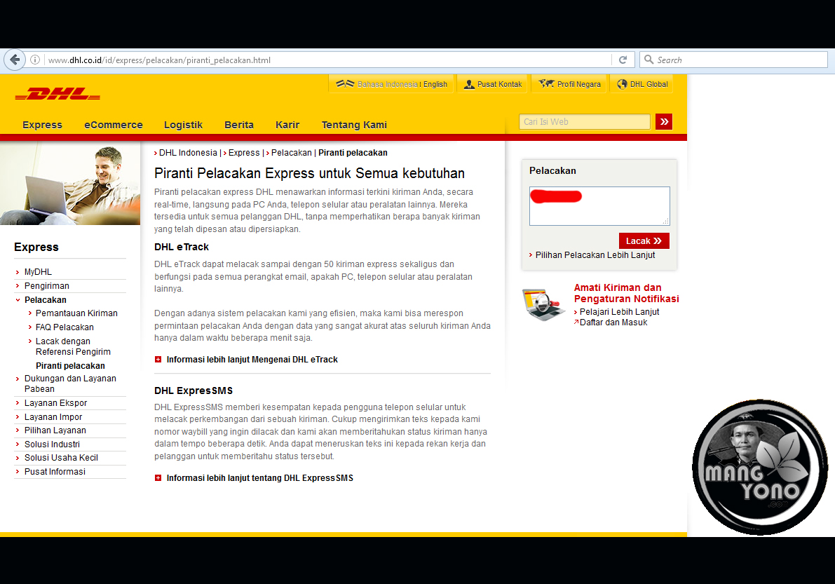 Cara Mudah Melacak Resi Kiriman Dhl Express