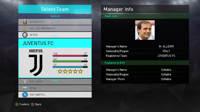 تحميل احدث اوبشن فايل بيس 2018 – PES 2018 Option File v 8.5ِ