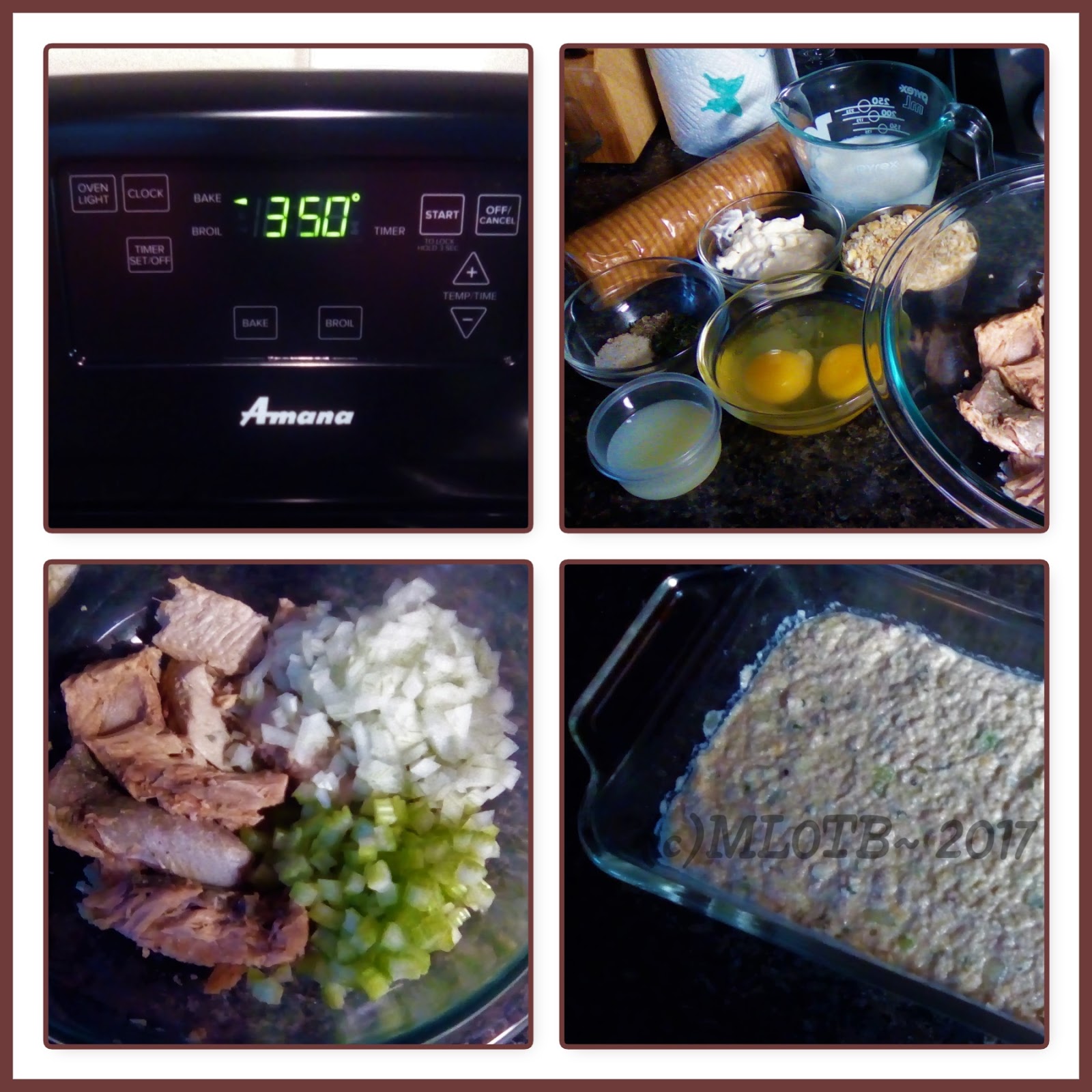 My Life 0utside The Box Easy Salmon Loaf with Creamy Dill Sauce