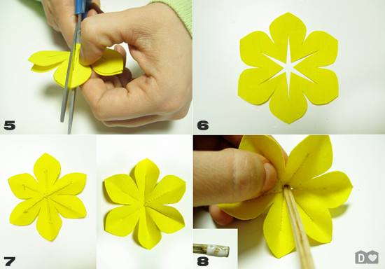 Tutorial flor de tecido - dcoracao.com - blog de decoração e tutorial diy