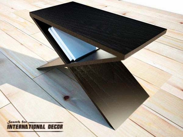 wood coffee table, modern small coffee table