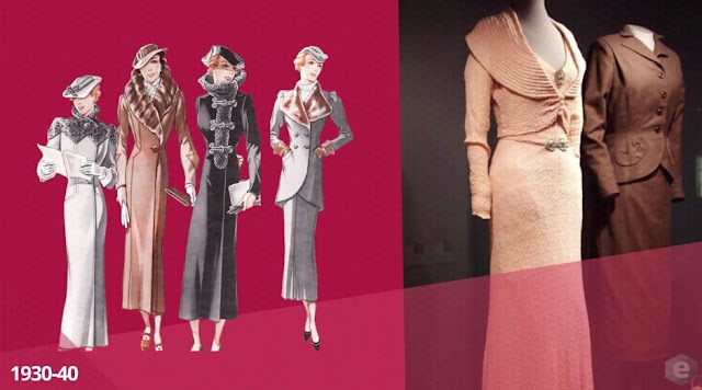 curso rewind história e referencias de moda moda década de 1930 - 1940