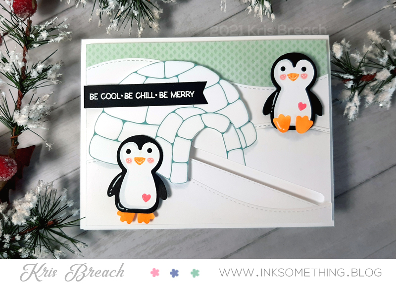 SU! Penguin Place Slider card