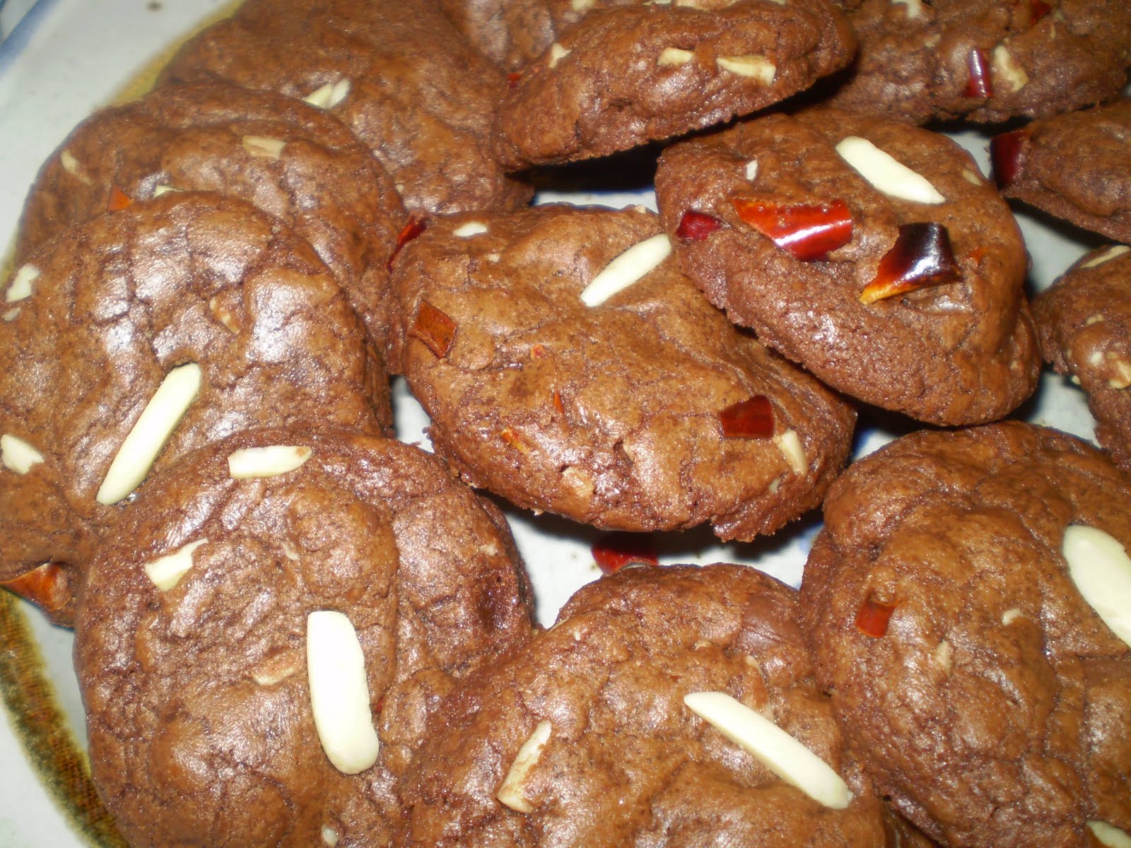 Together Cooking Rachel's Chili Chocolate Almond Cookies