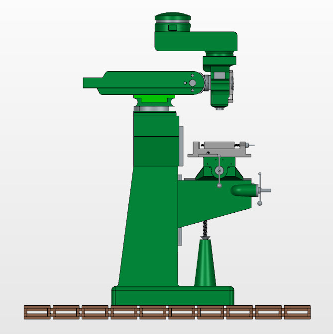 Milling Machine 3D model cad file & view picture for free downloads