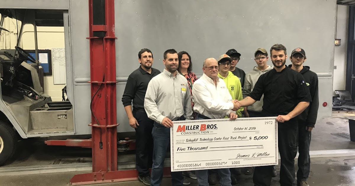 Miller Brothers Construction Donates to STC Food Truck
