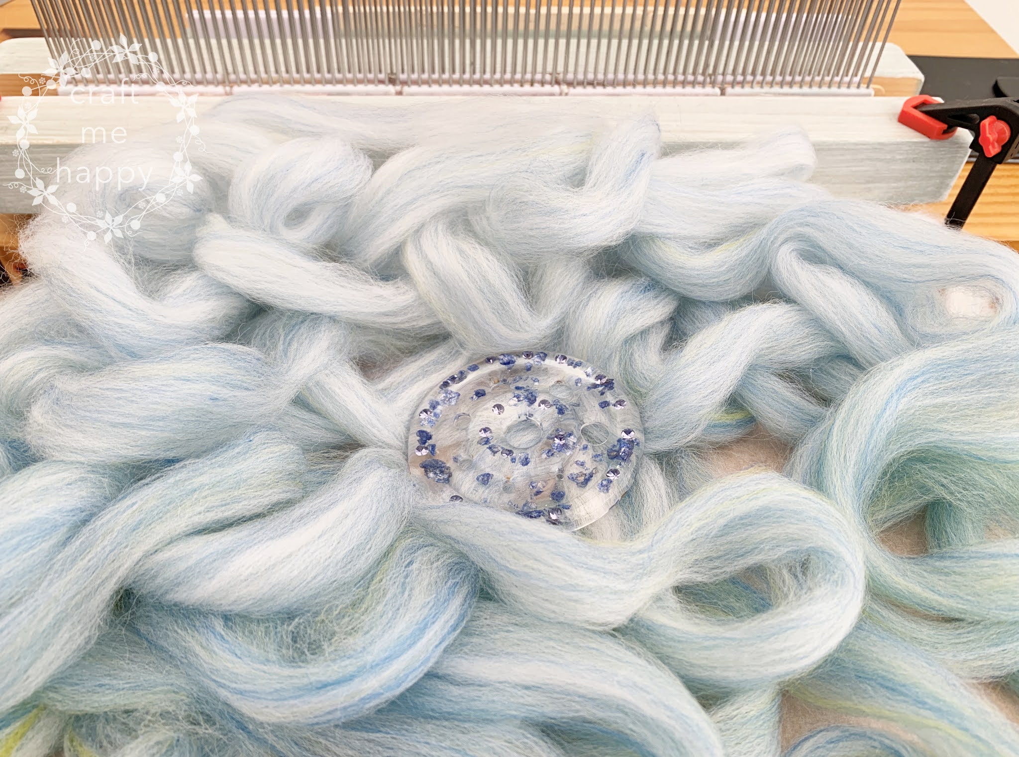 DIY Wool Blending Hackle My £22 onion slicer hackle Craft me Happy