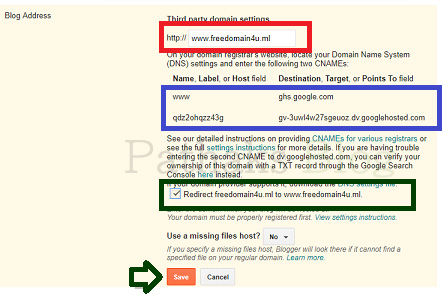 set custom domain and redirect blogger to www set custom domain and redirect blogger to www, pathaks blog, anil pathak blog