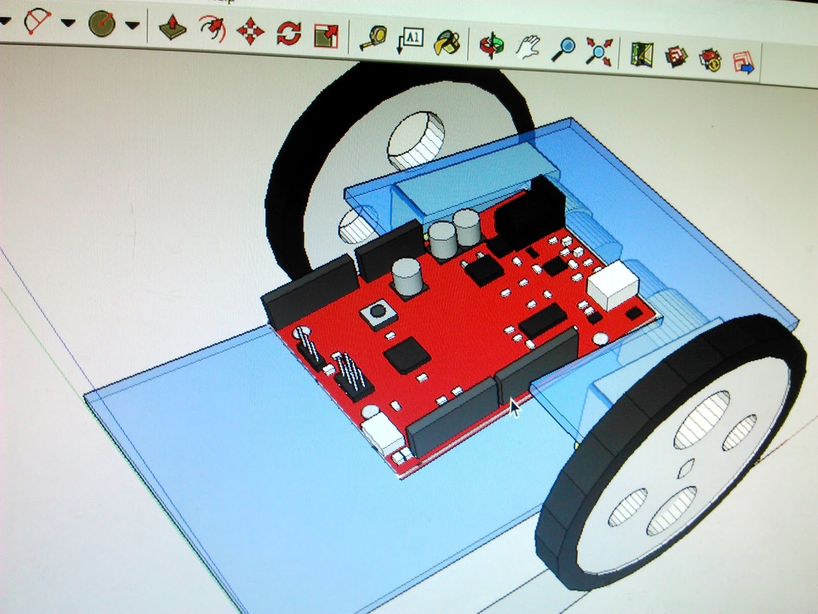 The Boring Life of SpookZ: Arduino Robot Part 1: Wall Follower