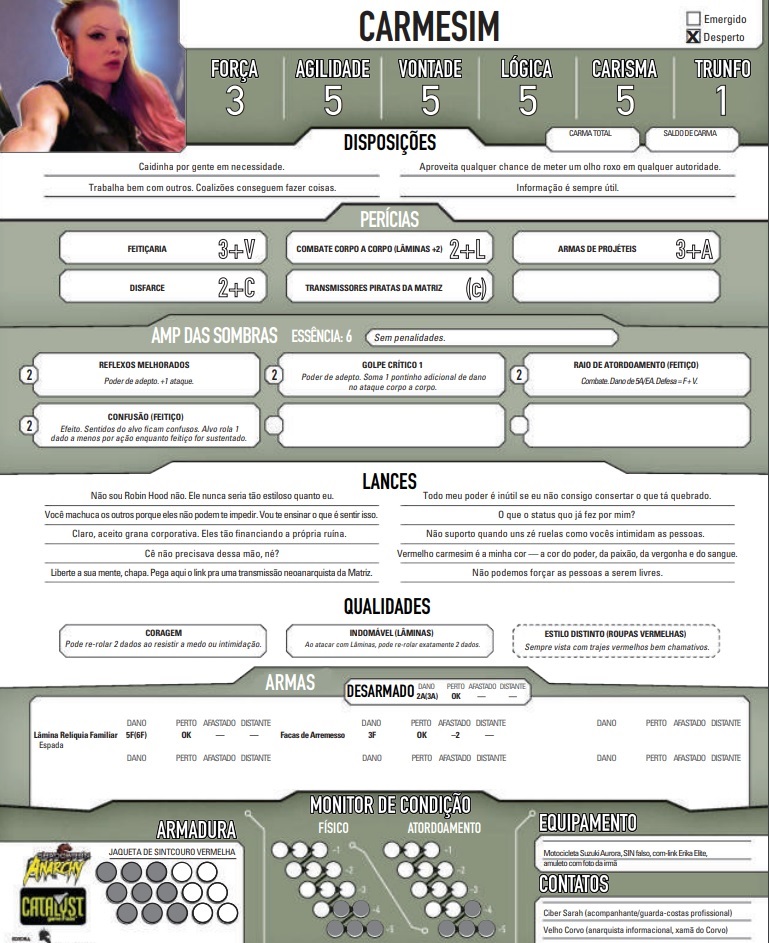 O Almanaque do Sexto Mundo - Shadowrun 5ª Edição - Movimento RPG