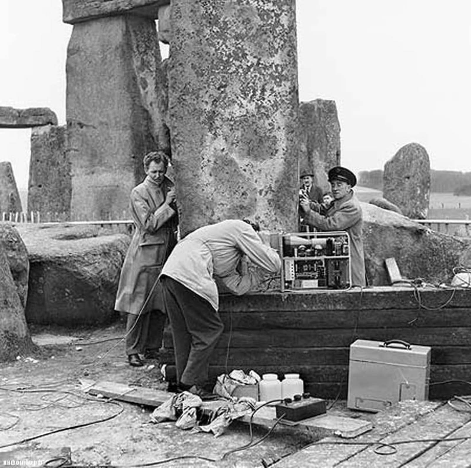 stonehenge history restoration old photographs