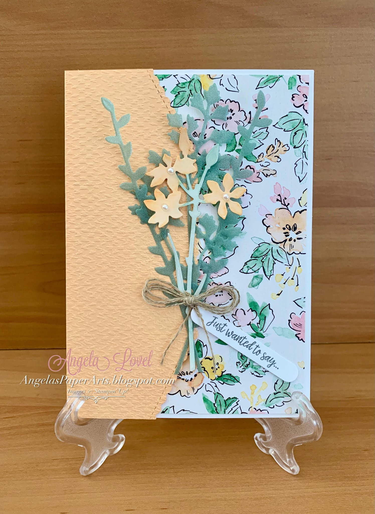 Angela's PaperArts Angela's PaperArts Stampin Up Hand Penned and