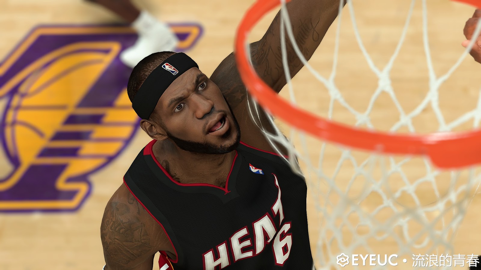 NBA 2K20 LeBron James Heat Cyberface by 鿥 - CariTauGame | Download Game PSP PS2 PS3 PS4 PC