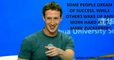 Mark Zukerberg Quotes on success
