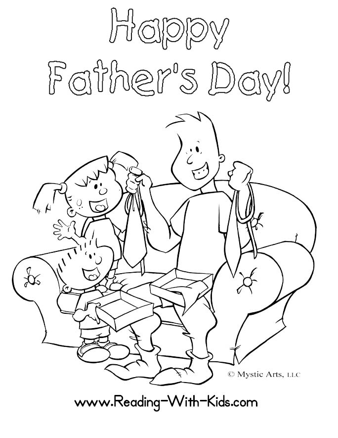 dads day coloring pages - photo #9