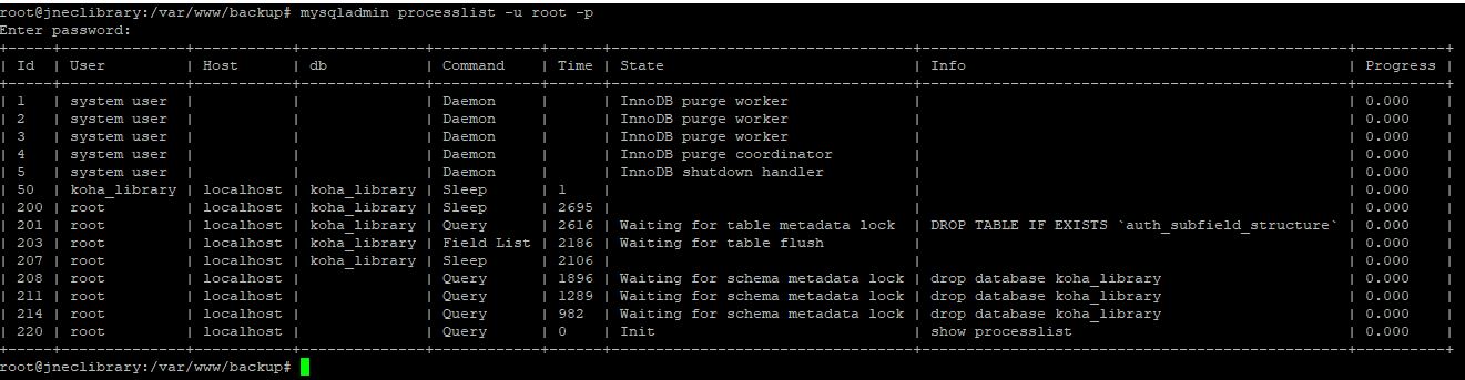  solved mysql drop database taking so long 