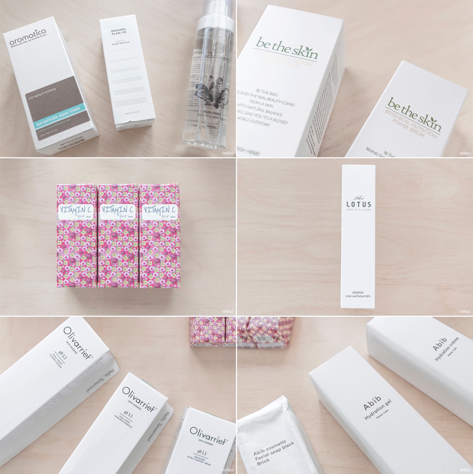lavlilacs September 2017 haul - Peach and Lily sample sale closeup