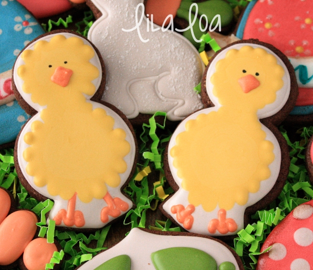 How To Make Decorated Easter Chick Cookies