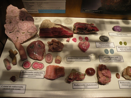 Minerales del museo