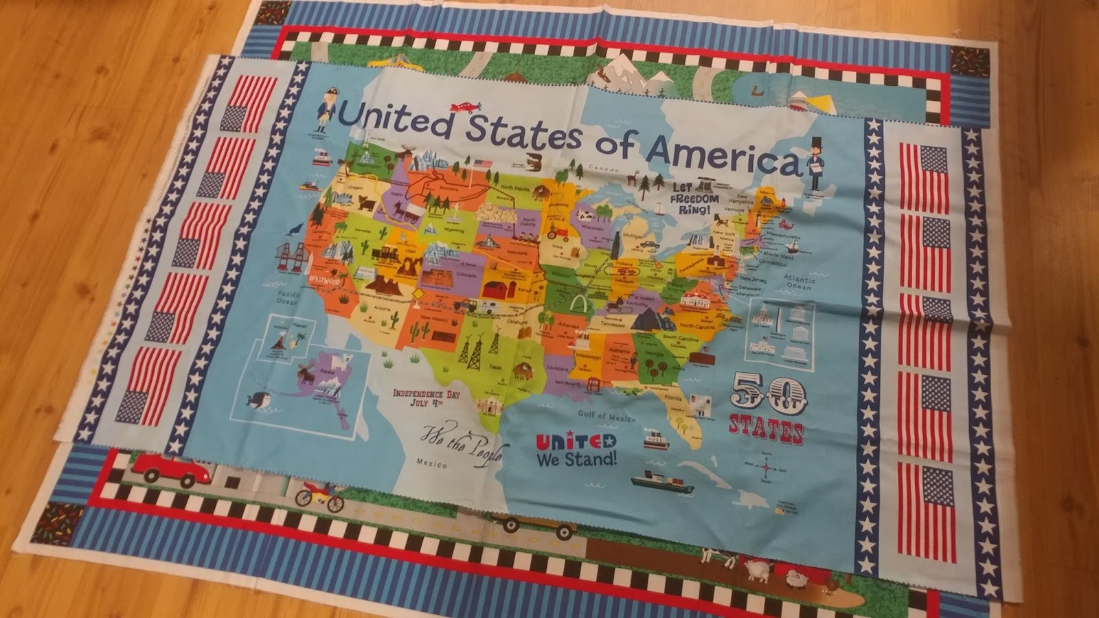 Slice of Pi Quilts USA Map Quilt Surprise