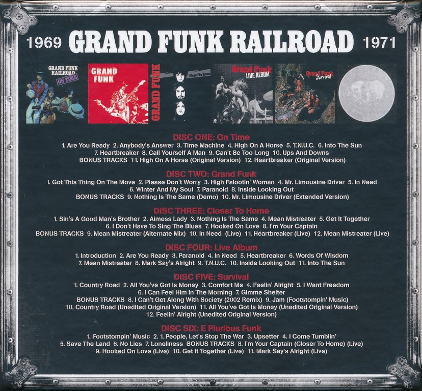 Grand Funk Railroad CD. Grand Funk Railroad "inside looking out" (LP) (used). Grand funk слушать