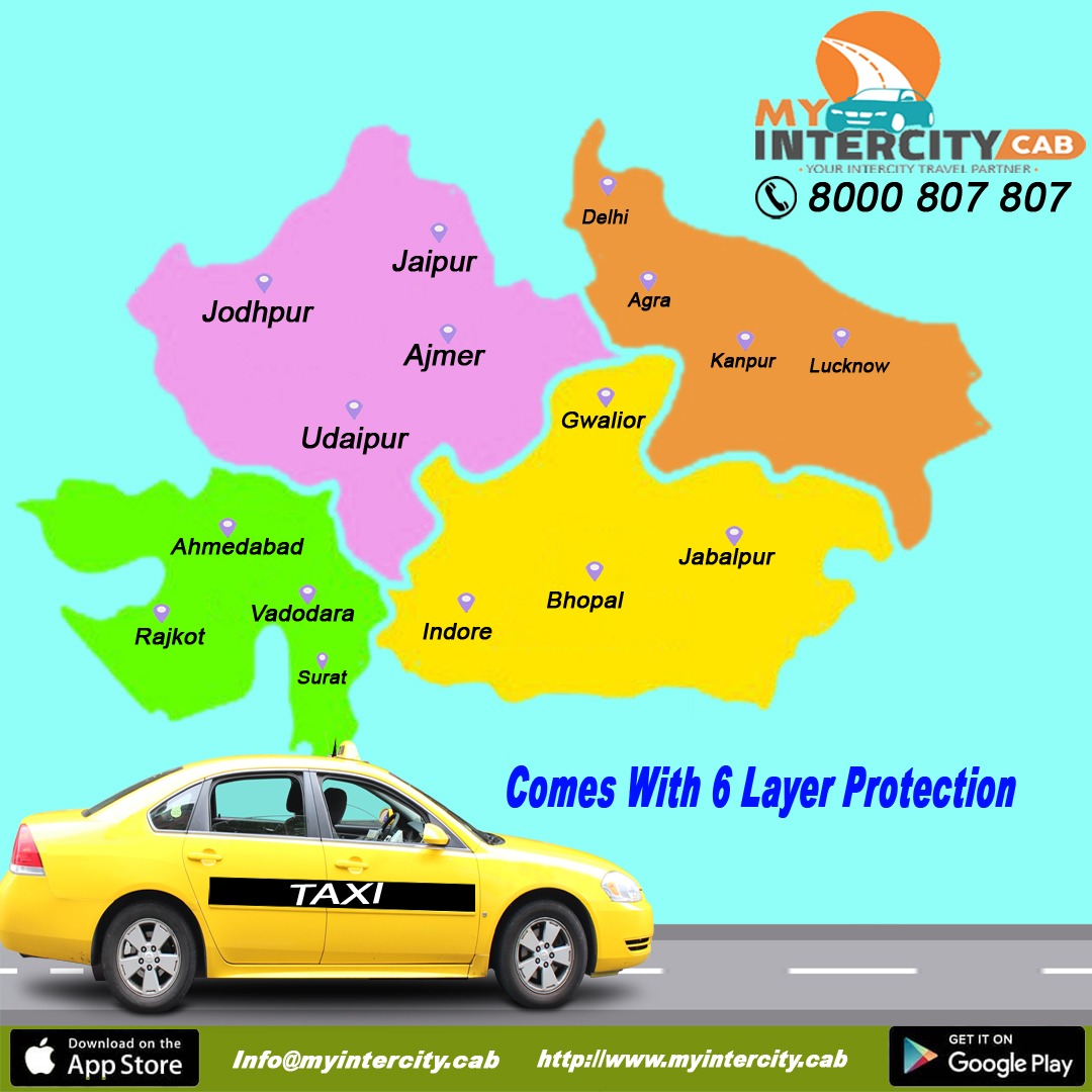 Mumbai to Vadodara cab service My Intercity Cab