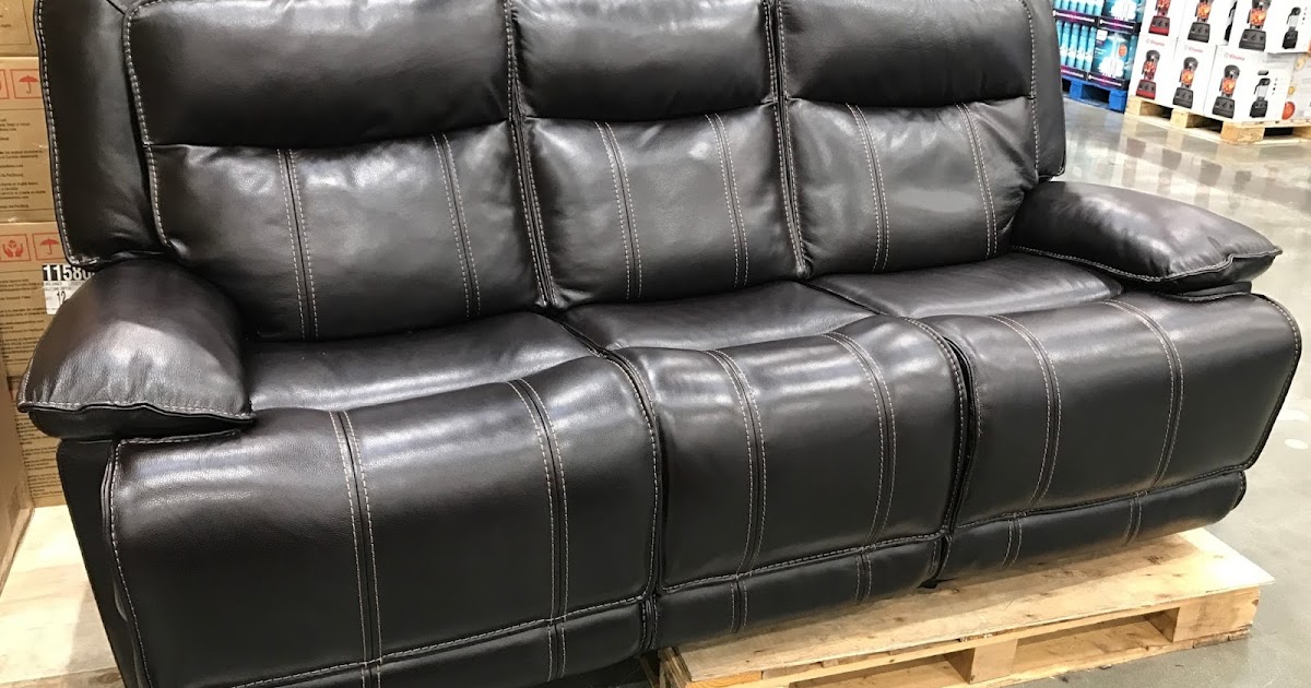 costco brown leather sofa bed
