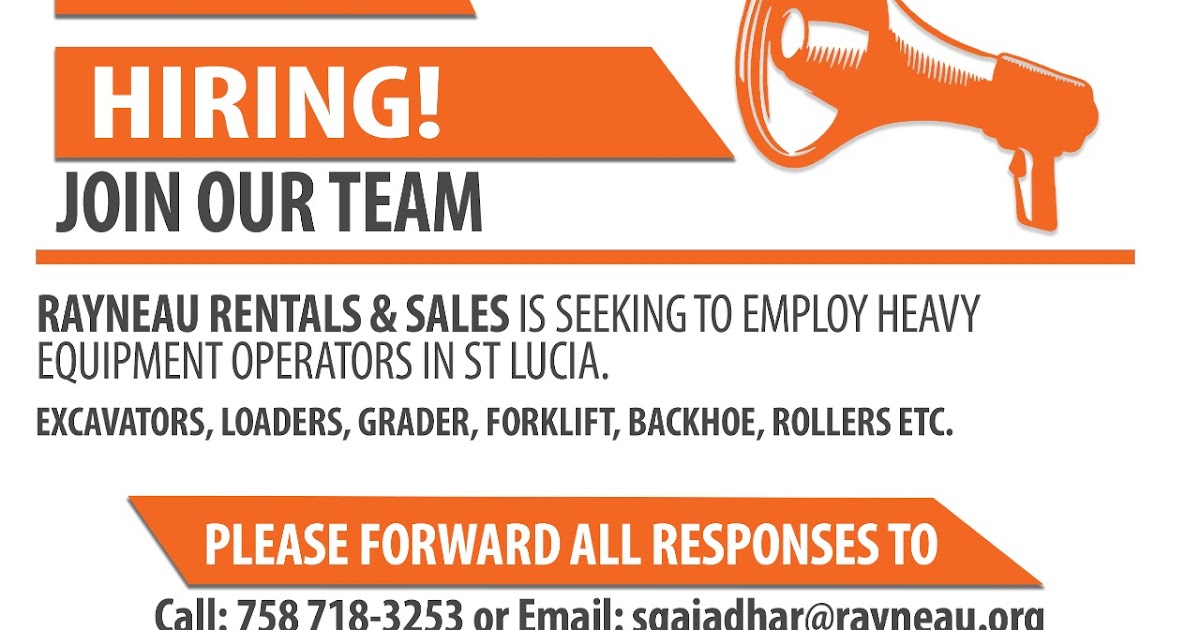 Rayneau The Store of the Future CAN YOU OPERATE HEAVY EQUIPMENT