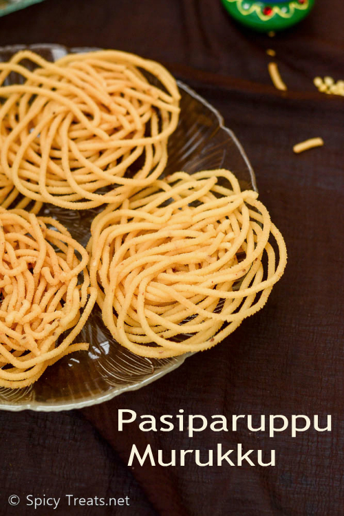 Pasiparuppu Murukku Recipe