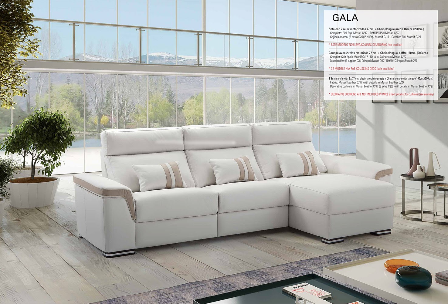 SOFAS RELAX MOTOR ELECTRICO DECOLEVEL SOFAS MUEBLES ARMARIOS
