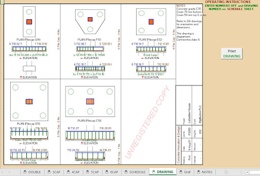Design of Pile Cap Excel Sheet - Engineering Books