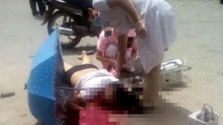 Nasib Nahas Menimpa Seorang Wanita, Tewas Tertusuk Payung Terbang Saat Naik Motor