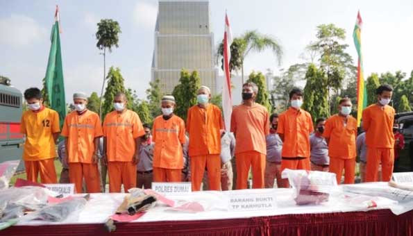 Polda Riau Pidanakan 9 Diduga Pelaku Karhutla