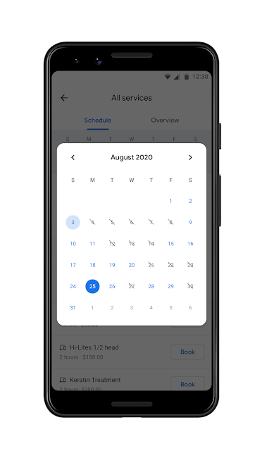 Ein Smartphone mit Kalender-Ansicht
