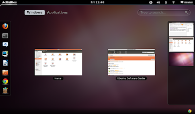 GNOME Shell Ubuntu 11.10