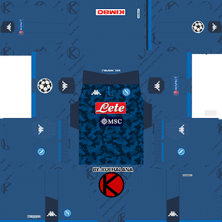 SSC Napoli 2019/2020 Kit - Dream League Soccer Kits