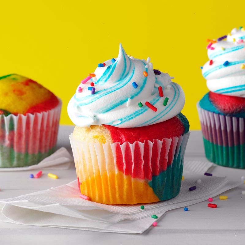 Rainbow Cupcakes Rainbow Cupcakes