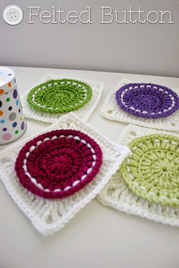 How to Wet Block your Crochet Motifs