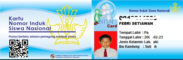 Aplikasi Cetak Kartu NISN dengan Barcode Dapodik Guru