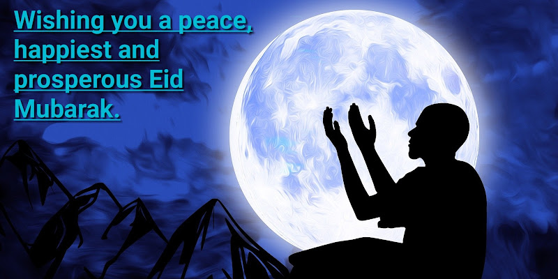 Wishing you a peaceful, happiest, and prosperous Eid Mubarak Pic