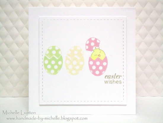 Easter card by Michelle Lupton for Newton's Nook Designs - Easter Scramble Stamp set 