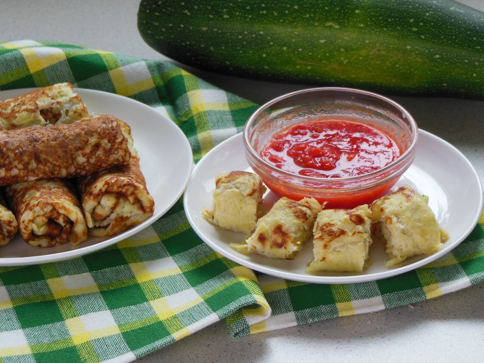 Блинчики с кабачковой икрой